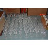 A quantity of Edinburgh crystal to include wines, tumblers etc (66 pieces approx.)
