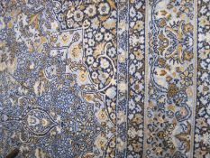 A machine made carpet, in Tabriz style 260 x 380cm approx