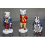 Three Beswick figures of 'Rupert The Bear', 'Bill Badger' and 'Algy Pug' -3