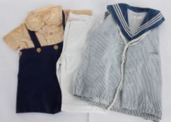 An early 20th century boy's sailor suit by Frederick Gorringe Ltd, London; together with a boy's