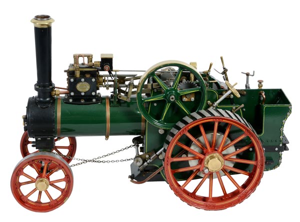 A well engineered model of a 1 inch scale live steam agricultural traction engine, by Maxwell - Image 2 of 3