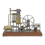 An award winning model of the Rev’d Robert Stirling patent engine of 1816, built by the late Mr