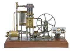 An award winning model of the Rev’d Robert Stirling patent engine of 1816, built by the late Mr