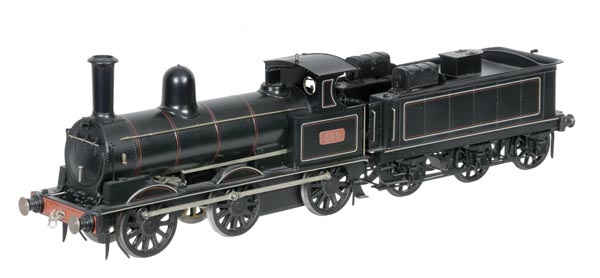 A fine Gauge 1 model of a London North Western Railway 0-6-0 Webb coal tender locomotive No.360,