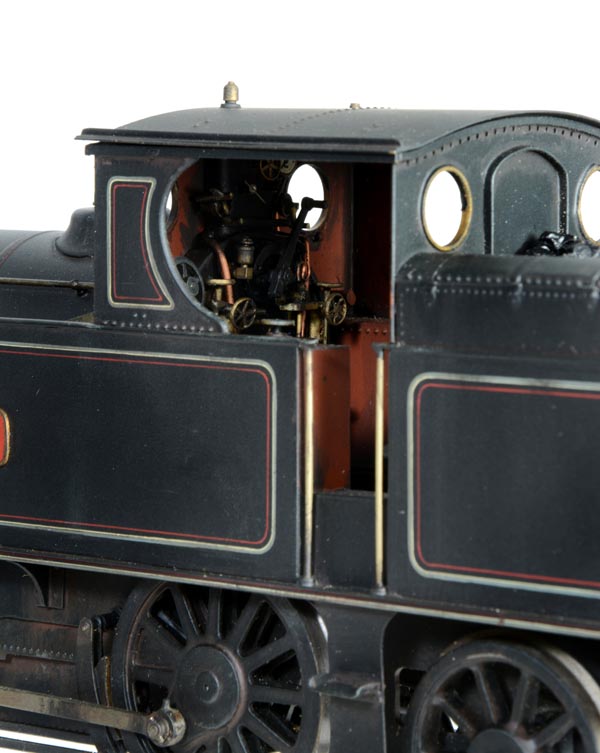 A fine Gauge 1 model of a London North Western Railway 0-6-2T Webb tank locomotive No.588, scratch - Image 2 of 3