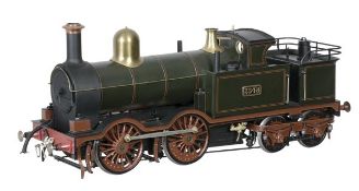 A fine Gauge 1 model of a Great Western Railway 0-4-4T broad gauge side tank locomotive No. 3548,