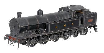 A fine Gauge 1 model of a London Midland Scottish 0-8-4T Beames side tank locomotive No.1189,