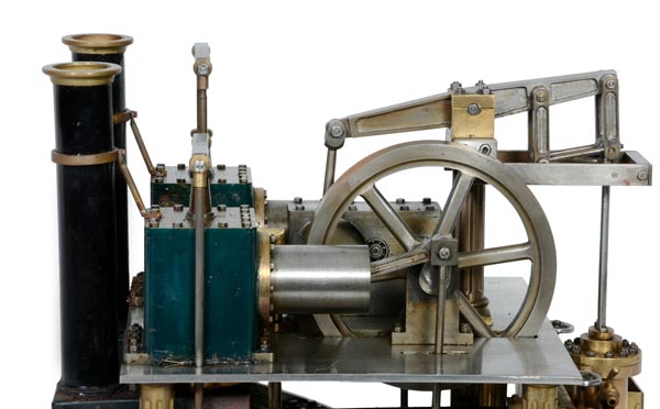 A model of a conceptual Thames pumping engine, built by the late Mr Brian Marshall of Chichester, - Image 2 of 3