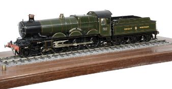 A very fine Gauge 1 model of a Great Western Railway Castle Class 4-6-0 tender locomotive No.4081 ‘