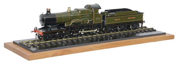 A very fine Gauge 1 model of a Great Western Railway 4-4-0 tender locomotive No.3716 ‘City of