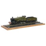 A very fine Gauge 1 model of a Great Western Railway 4-4-0 tender locomotive No.3716 ‘City of