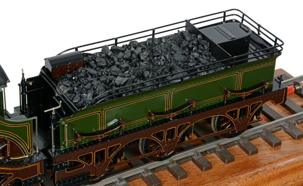 A fine Gauge 1 model of a Great Western Railway River Class 2-4-0 tender locomotive No.73 ‘Isis’ - Image 3 of 5