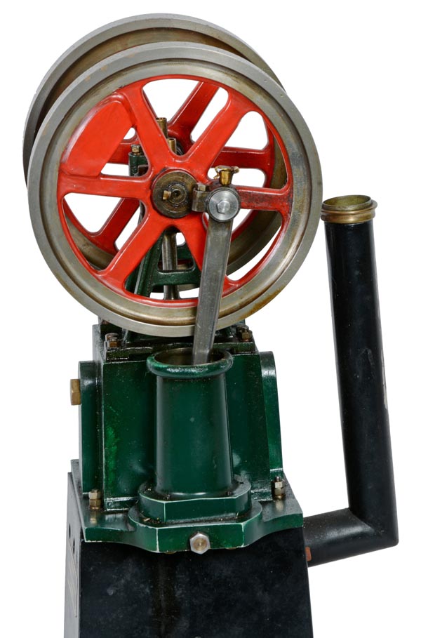 A model of a Henrici vertical hot air engine, built by the late Mr Brian Marshall of Chichester, - Image 3 of 3