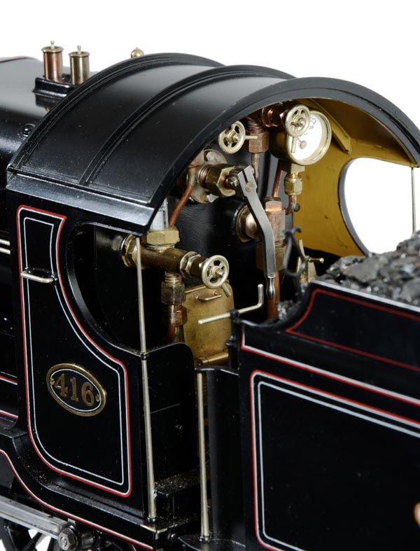 A fine Gauge 1 model of a Great Central Railway 4-6-0 tender locomotive No. 416, originally owned - Image 3 of 5