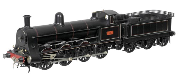 A fine Gauge 1 model of a London North Western Railway Class A 0-8-0 Webb three-cylinder compound