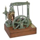 A well engineered model of an Easton & Anderson Grasshopper beam engine, built by Mr M.J. Dunford of