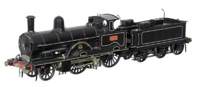 A fine Gauge 1 model of a London North Western Railway Dreadnaught Class 2-2-2-0 compound tender