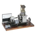 A model of an experimental rhombic drive Sterling hot air engine, built by the late Mr Brian