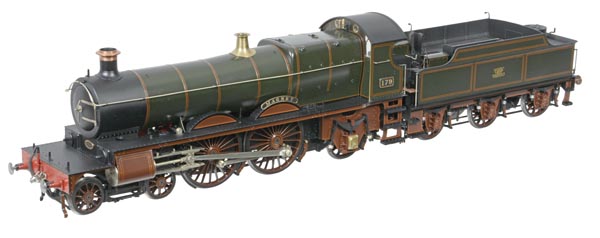 A very fine Gauge 1 model of a Great Western Railway Saint Class 4-4-2 tender locomotive No.179 ‘