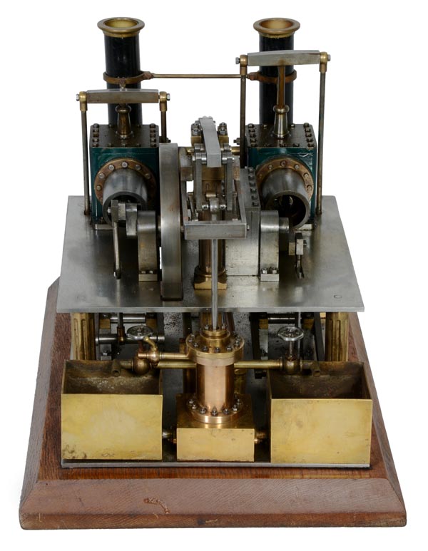 A model of a conceptual Thames pumping engine, built by the late Mr Brian Marshall of Chichester, - Image 3 of 3