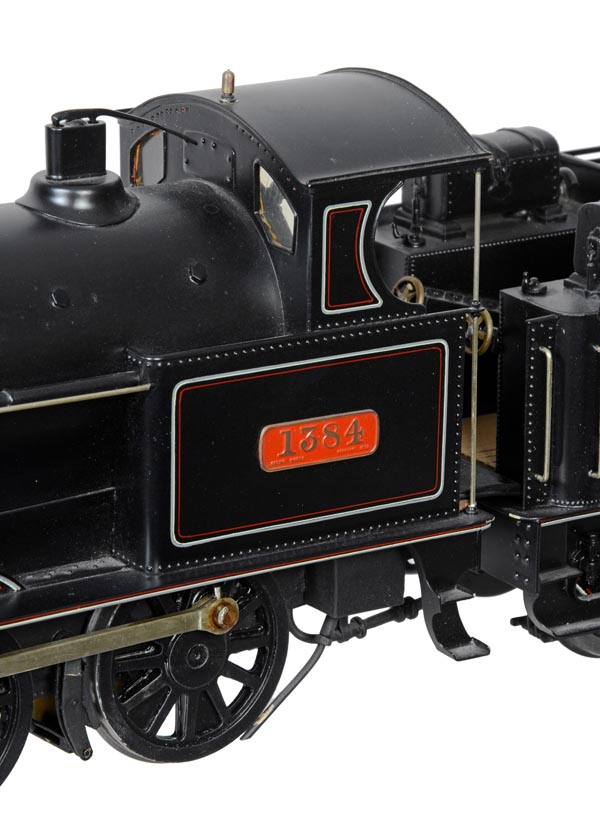 A fine Gauge 1 model of a London North Western Railway 0-8-0 tender locomotive No.1384, scratch - Image 4 of 5