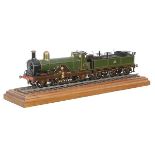 A fine Gauge 1 model of a Great Western Railway Queen Class 2-2-2 tender locomotive No.1132 ‘