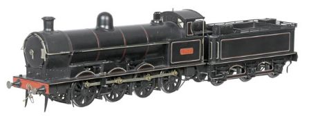 A fine Gauge 1 model of a London North Western Railway 0-8-0 tender locomotive No.1384, scratch