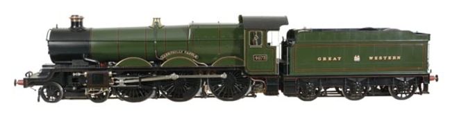 A fine exhibition quality model of a 71/4 inch gauge Great Western Railway Castle Class 4-6-0