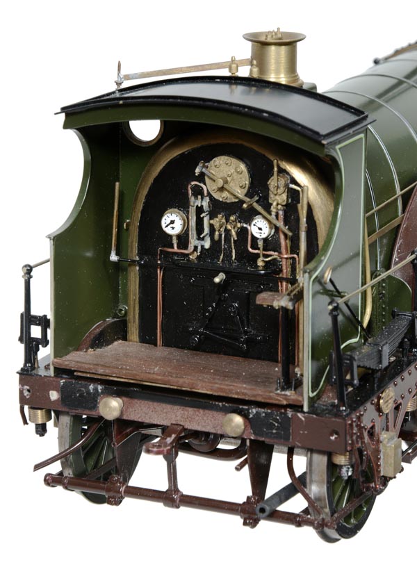 A fine Gauge 1 model of a 4-2-2 broad gauge tender locomotive No.291 ‘Lightning’, built by Bill - Image 2 of 4