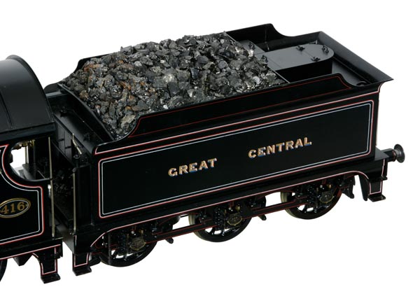 A fine Gauge 1 model of a Great Central Railway 4-6-0 tender locomotive No. 416, originally owned - Image 4 of 5