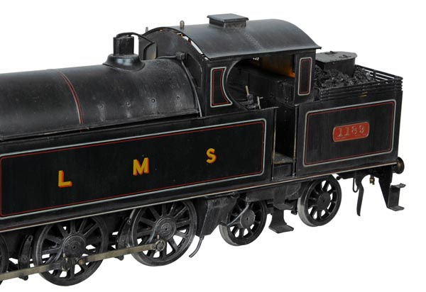 A fine Gauge 1 model of a London Midland Scottish 0-8-4T Beames side tank locomotive No.1189, - Image 4 of 4