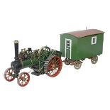 A well engineered model of a 1 inch scale live steam agricultural traction engine, by Maxwell