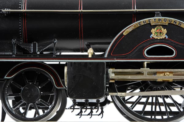 A fine Gauge 1 model of a London North Western Railway Dreadnaught Class 2-2-2-0 compound tender - Image 5 of 7