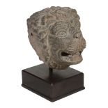 A Neo-Hittite basalt head of a lion Circa 8th-7th Century B.C  A Neo-Hittite basalt head of a