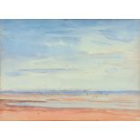 Philip Wilson Steer (1860-1942) - Low tide, Whitstable Watercolour 22 x 30 cm. (8 1/2 x 12 in)