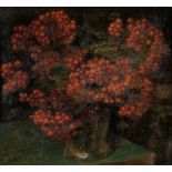 Arthur Segal (1875-1944) - Still llife with flowers in a vase Oil on board Signed lower left and