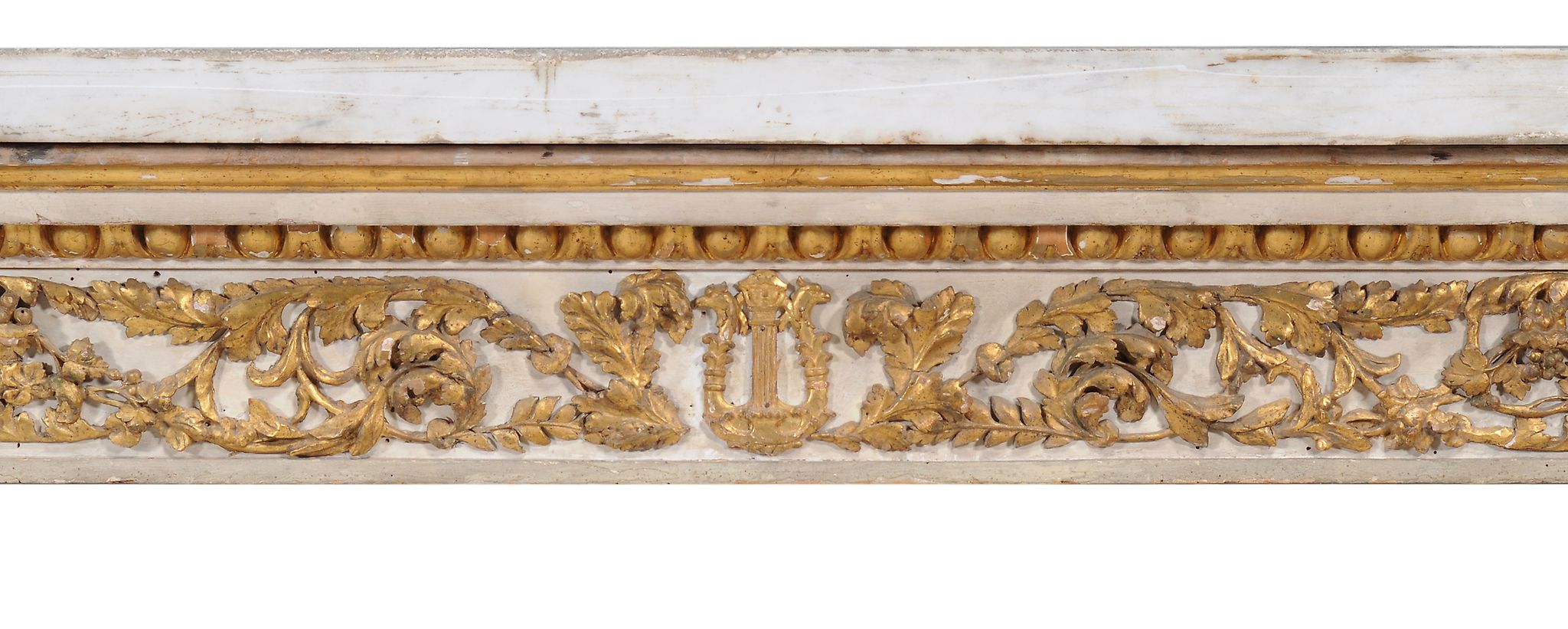 A Regency cream painted and parcel gilt console table , circa 1815  A  Regency  cream painted and - Image 3 of 5