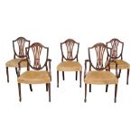 A set of ten George III mahogany dining chairs , circa 1770 A set of ten George III mahogany