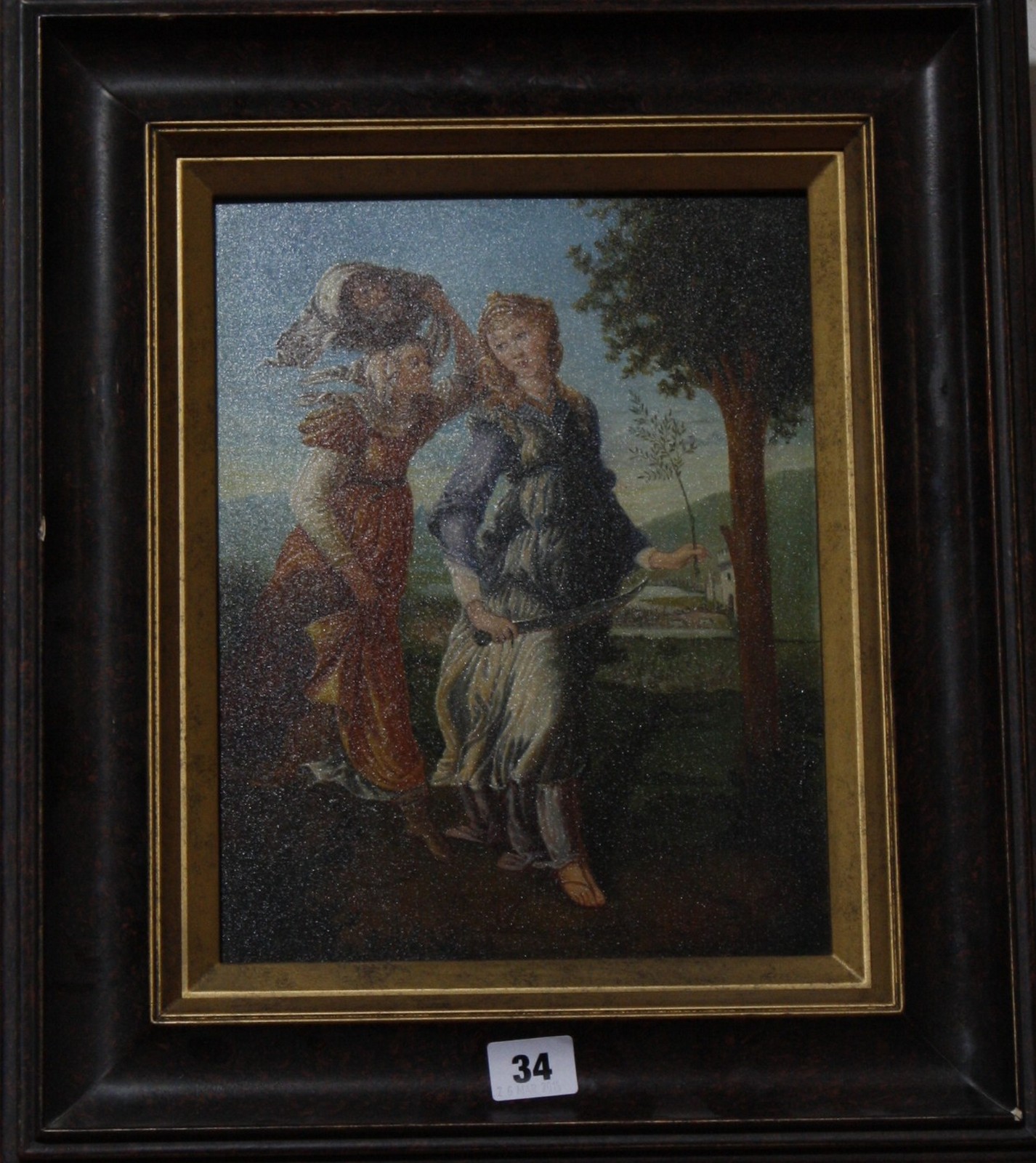 Lady Westbury after Sandro Botticelli Return of Judith to Bethulia Oil on board Inscribed 'Lady