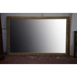 * A large rectangular gilt mirror 108 x 168cm