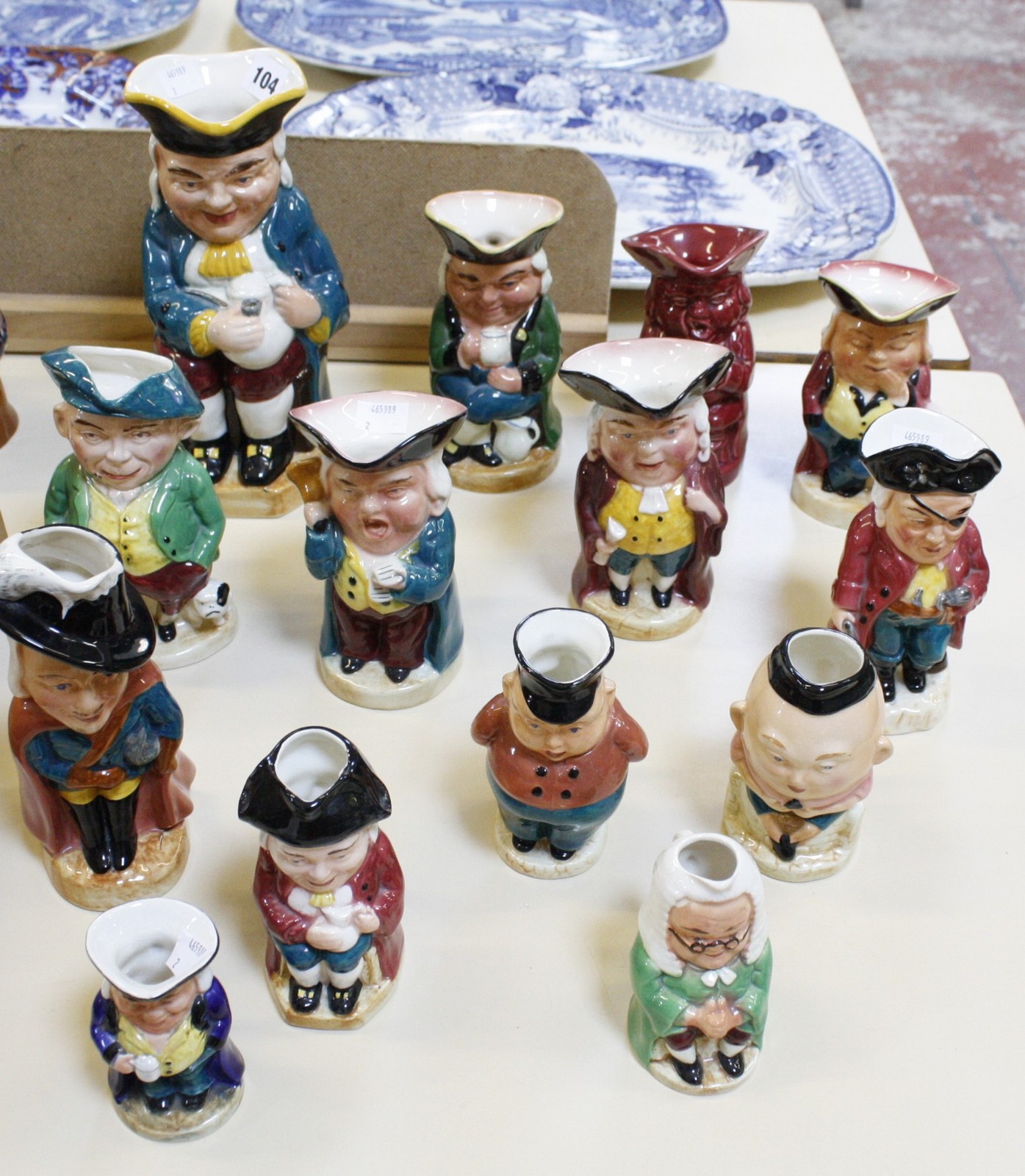 A quantity of Burlington ware character jugs -14