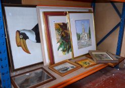 John Peter Pernath (20th Century) Still Life with fish Watercolour Signed lower left 41cm x 64.