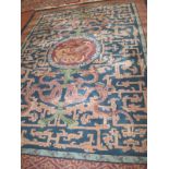 A Chinese carpet 455cm x 300cm