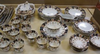 A Stanley China 'City' pattern part tea set, a transfer printed part dinner service, to include