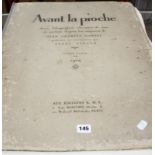 'Avant la pioche...' a folio of lithographs by Jean-Charles Contel, Paris, 1924, no.386