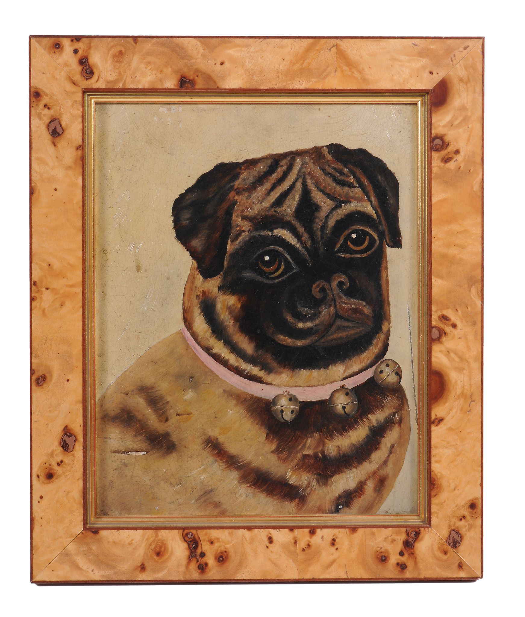 A small Meissen model of a pug  , 20th century, 4.5cm in length, blue crossed swords mark;   a - Image 4 of 10