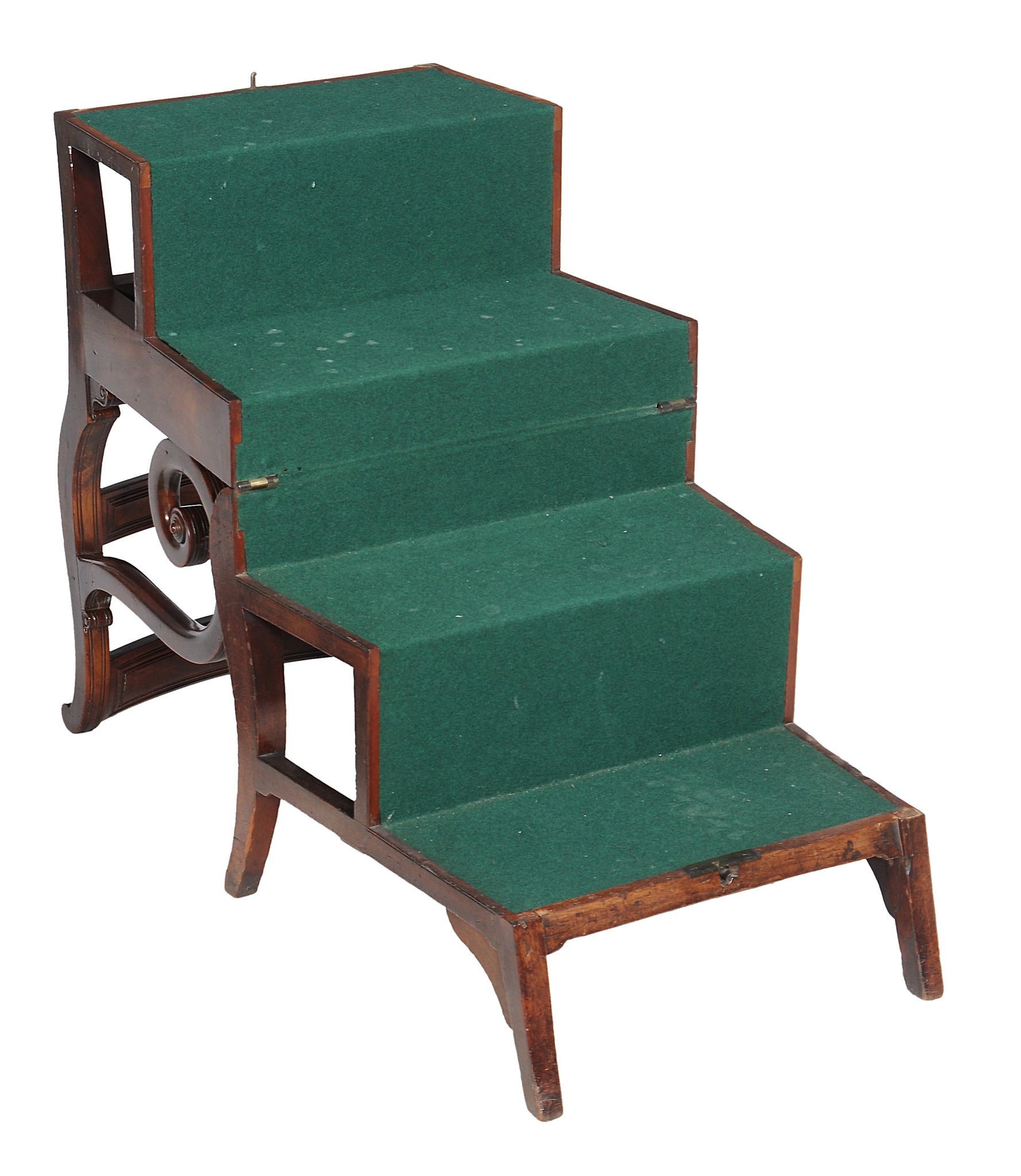 A Regency mahogany metamorphic library armchair  , circa 1815, in the manner of Morgan and Sanders, - Image 2 of 2