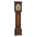 A George II tortoiseshell japanned eight-day longcase clock, John Dewe, London, circa 1740,   the