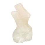 Linda Zelin, SWA, untitled (torso), a soapstone figure,   label beneath, 28cm high Purchased from