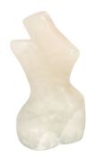 Linda Zelin, SWA, untitled (torso), a soapstone figure,   label beneath, 28cm high Purchased from